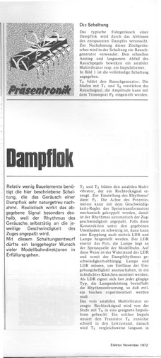  Dampflok (Ger&auml;uschgenerator f&uuml;r Modellbahn) 