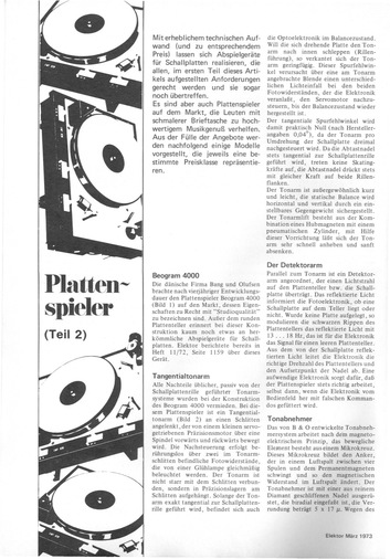  Plattenspieler, Teil 2 (Beschreibung des Standes der Technik) 