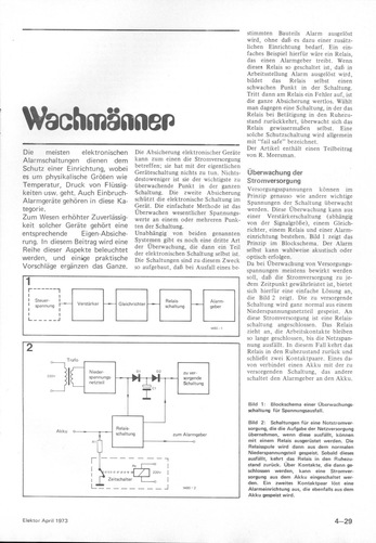  Wachm&auml;nner (Betrachtungen zum Schutz von Alarmeinrichtungen) 