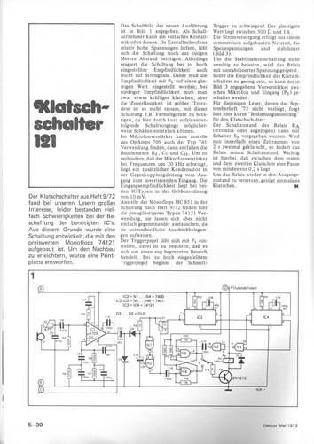  Klatschschalter 121 