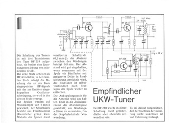  Empfindlicher UKW-Tuner 