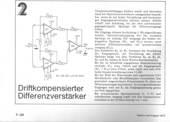  Driftkompensierter Differenzverst&auml;rker 