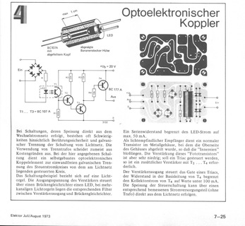  Optoelektronischer Koppler 