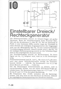  Einstellbarer Dreieck/Rechteckgenerator 