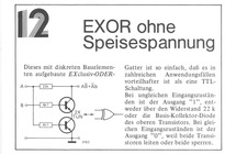  EXOR ohne Speisespannung 