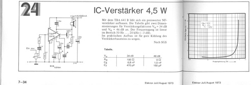  4,5-W-IC-Verst&auml;rker (TBA641B) 