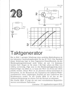  Taktgenerator (mit 7413) 