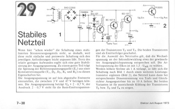  Stabiles Netzteil 