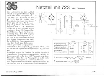  Netzteil mit 723 