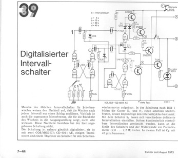  Digitalisierter Intervallschalter 