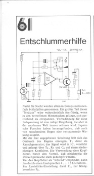  Entschlummerhilfe (Rauschgenerator) 