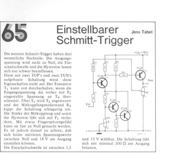  Einstellbarer Schmitt-Trigger 