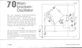  Wienbr&uuml;cken-Oszillator 