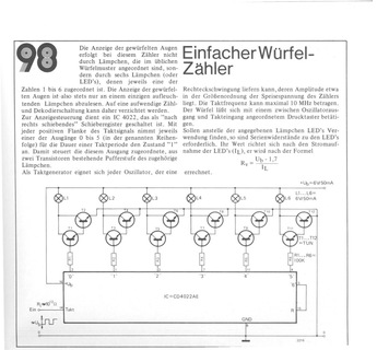  Einfacher W&uuml;rfel-Z&auml;hler 