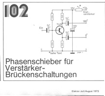  Phasenschieber f&uuml;r Verst&auml;rker-Br&uuml;ckenschaltungen 