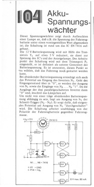  Akku-Spannungsw&auml;chter 