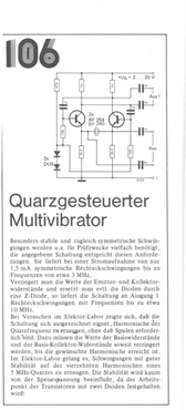  Quarzgesteuerter Multivibrator 