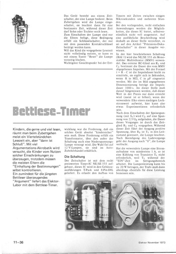  Bettlese-Timer (Licht-Ausschaltverz&ouml;gerung) 