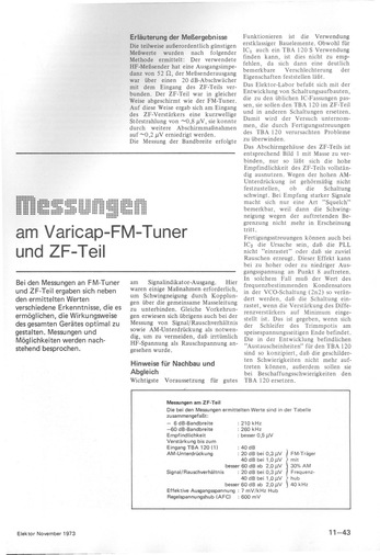  Messungen am Varicap-FM-Tuner und ZF-Teil 