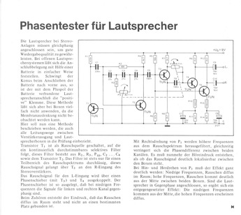  Phasentester f&uuml;r Lautsprecher 