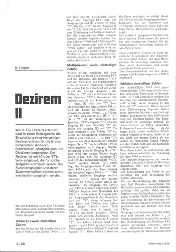  Dezirem, Teil 2 (Taschenrechner aufbauen) 