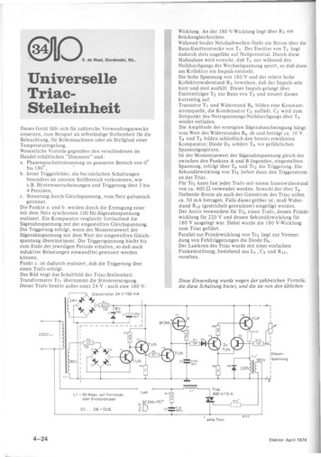  Universelle Triac-Stelleinheit 