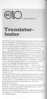  Transistortester 