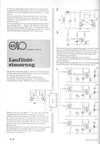  Lauflichtsteuerung 