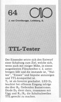  TTL-Tester (Taststift f&uuml;r Logikzustand) 