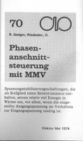  Phasenanschnittsteuerung mit MMV (mit 74121) 