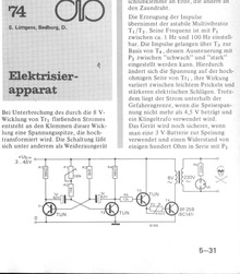  Elektrisierapparat 