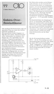  Gehirn-Overflowindikator (Hautfeuchte messen) 