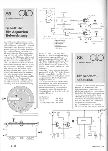  Schaltuhr f&uuml;r Aquarienbeleuchtung (Leuchtstoff/Gl&uuml;hlampe) 