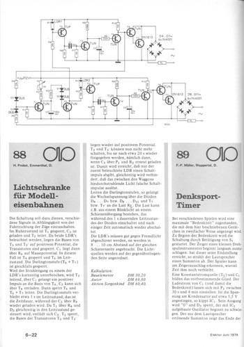  Lichtschranke f&uuml;r Modelleisenbahnen 