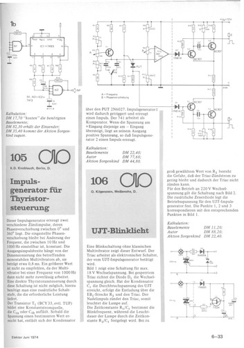  Impulsgenerator f&uuml;r Thyristorsteuerung 