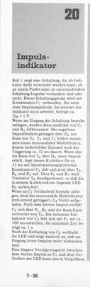  Impulsindikator (diskretes Monoflop, 5-20 V Betriebsspannung) 