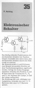  Elektronischer Schalter (Sensortaste, diskret) 