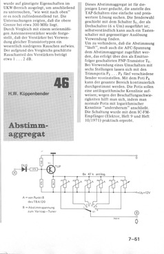  Abstimmaggregat (f&uuml;r IC-FM-Empf&auml;nger aus den Heften 09/71 und 10/1971) 