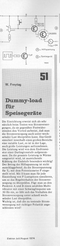  Dummy Load f&uuml;r Speiseger&auml;te (Variable Last f&uuml;r Netzteile) 