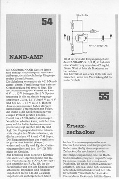  NAND-AMP (CMOS-Gatter CD4011 als Vorverst&auml;rker) 