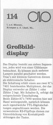  Gro&szlig;bilddisplay (7401, 7490) 