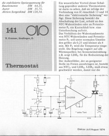  Thermostat (mit Sensor&uuml;berwachung, CA3059) 