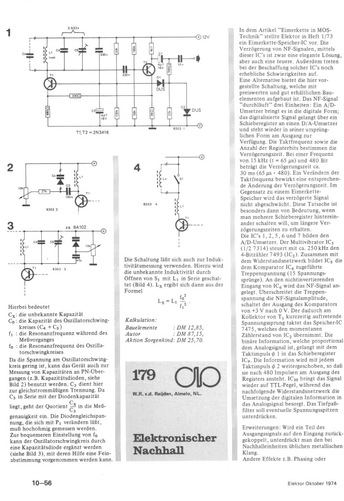  Elektronischer Nachhall (A/D-Wandler, Schieberegister, D/A-Wandler) 