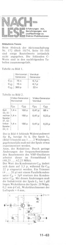  Nachlese (Bildschirm-Tennis 10/74) 