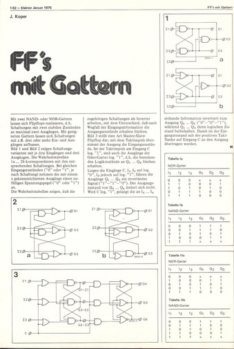  FFs mit Gattern (FlipFlops mit Gattern aufbauen) 