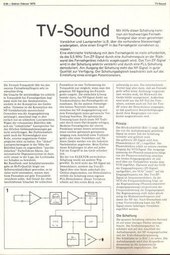  TV-Sound (Ton-ZF induktiv auskoppeln f&uuml;r PLL Demodulator) 