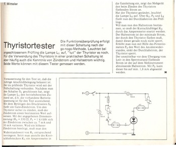  Thyristortester 