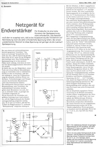  Netzger&auml;t f&uuml;r Endverst&auml;rker 