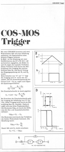  COS-MOS Trigger (Schmitt-Trigger nachbilden) 