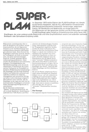  Super-PLAM (AM Empf&auml;nger mit PLL-Demodulator) 